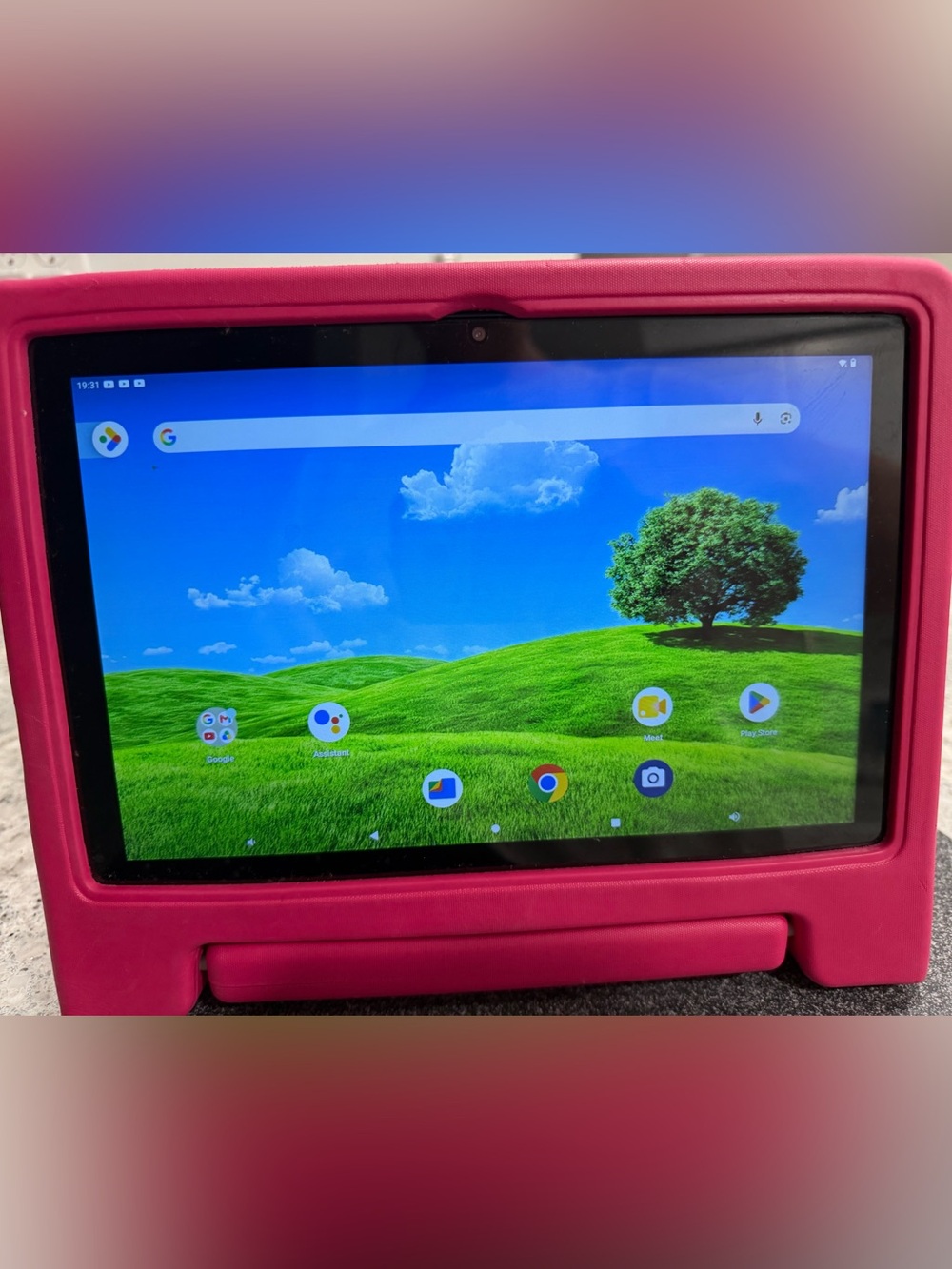 Pink Protective Tablet with Case with Front Camera Access 64gb